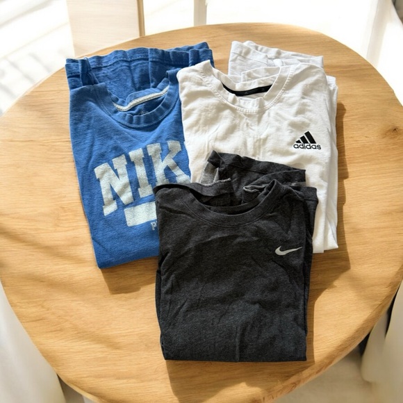 Nike Other - Nike and Adidas Men’s  Shirts - Blue, White, Black